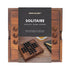 Luckie Solitaire Classic Wooden Board Game with Glass Marbles