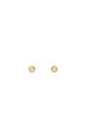 Earsense Gold Ball Stud Earrings 4mm