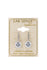 Earsense Ch217 Square 8Mm Crystal Drop Earring