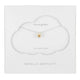 Estella Bartlett Wildflower Pendant Necklace Silver Plated Botanical Jewelry for Women