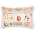 Escape to Paradise Cushion Cover Coastal Fringe Fruit Salad White 35CM x 50CM