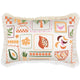 Escape to Paradise Cushion Cover Coastal Fringe Fruit Salad White 35CM x 50CM