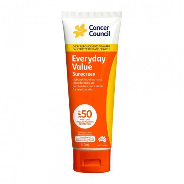 Cancer Council Everyday Value Sunscreen SPF50+ 110mL