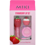 Miki Strawberry Lip Set