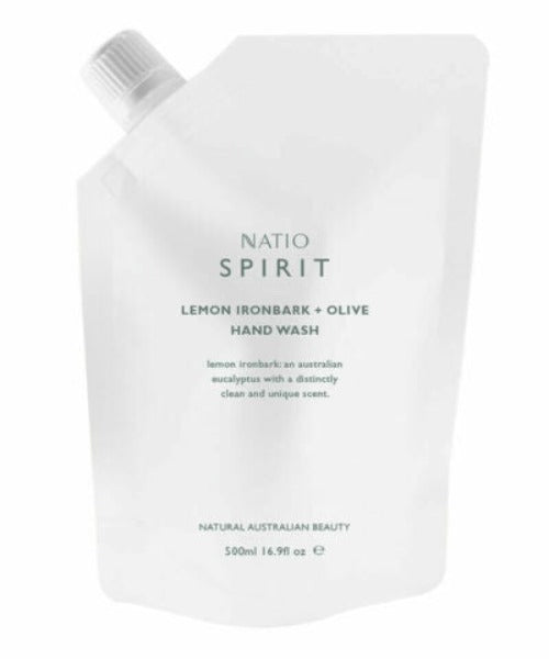 Natio Hand Wash Refill Lemon Ironbark + Olive 500ML