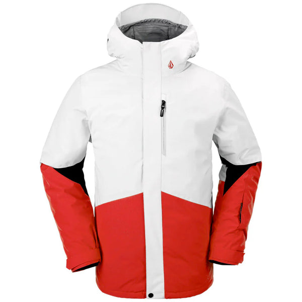 Volcom V.co Lp Jacket - White / Red L