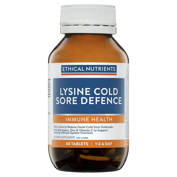 Ethical Nutrients Lysine Viral Cold Sore Defence Tabs 60