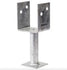 Vuetrade Full Stirrup Post Support 250 X 100MM