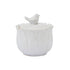 Coast to Coast Home White Ceramic Storage Jar with Decorative Bird Lid 11.5 cm x 12 cm