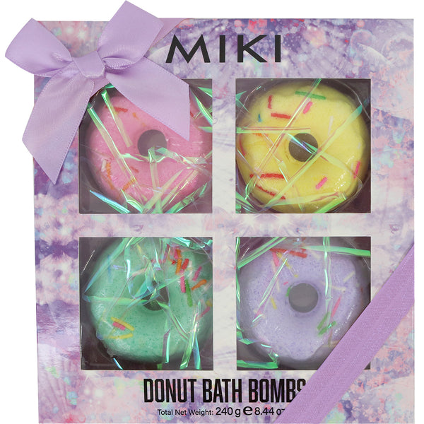 Miki Donut Bath Bomb Quad 240g