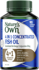 Natures Own 4 In 1 Concentrated Fish Oil Odourless 90 Capsules