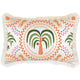 Escape to Paradise Cushion Cover Coastal Fringe Palm Mosaic White 35CM x 50CM