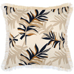 Escape to Paradise Cushion Cover Coastal Fringe Alfresco Beige 60CM x 60CM