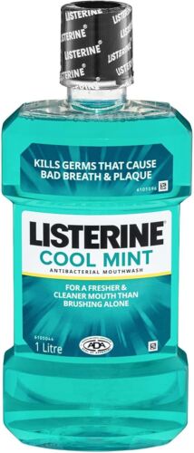 Listerine Antiseptic Cool Mint Mouthwash 1L