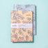 Notely Fern Fancy Lemon and Turquoise A6 Notebook Set of 2 48 Pages