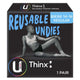 U By Kotex Reusable Period Undies Bikini Regular Size 14-16