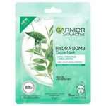 Garnier Hydra Bomb Tissue Face Mask Ultra Hydrating Plus Rebalancing Green Tea 32ML