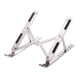 Maverick Folding Laptop Stand with Velvet Pouch Silver