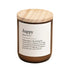 The Commonfolk Collective Dictionary Meaning Happy Candle