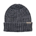 Hammer + Field Marle Ribbed Beanie Black Charcoal OS
