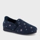 Homyped HP Clip In Women's Comfort Slippers Navy Floral D Width Size 10