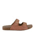 Homyped Twin Narrow Fit Leather Sandals in Mushroom Size 6
