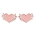 Heart And Soul In Loving Memory Heart Earrings Memorial Sympathy Jewellery