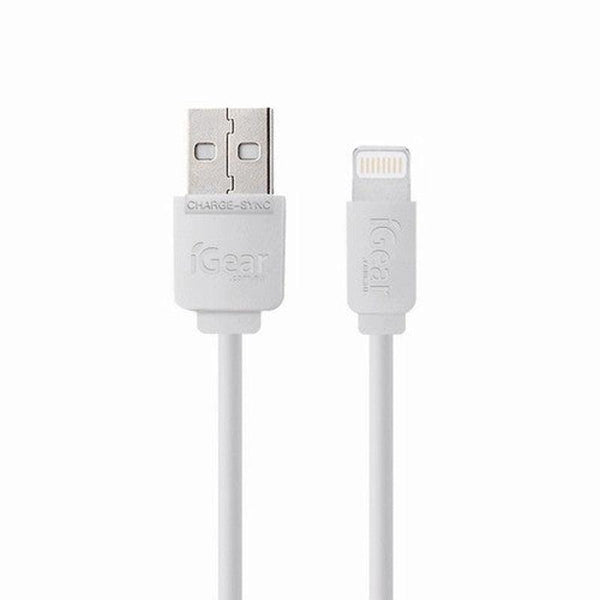 Igear iPhone Cable Charger - White