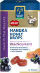 Manuka Health MGO 400 Plus Manuka Honey Drops Blackcurrant Lozenges