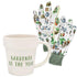 Burgon & Ball Passionflower Gardening Gift Set with Gloves and Enamel Mug