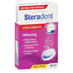 Steradent Extra Whitening Denture Cleanser Tablets 48