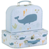 A Little Lovely Company Ocean Suitcase - Set of 2