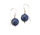 Palas Lapis Lazuli Healing Gem Earrings With Silver Hooks