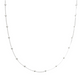 Palas Silver Fine Ball Bead Chain Necklace 70CM