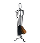 Fire Tool 4 Piece W/Tongs