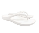 Archline Orthotic Foam Thongs Arch Support Flip Flops Orthopedic Rebound White 40