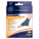 Neat Feat Gel Spandex Heel Sleeve for Cracked Heels and Plantar Fasciitis Relief Medium