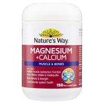 Natures Way Magnesium Plus Calcium for Bone and Muscle Support 150 Tablets