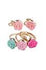 Great Pretenders Boutique Rose Rings and Earring Set