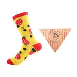 Food Socks Pizza Triangle Novelty Unisex Socks One Size