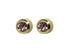 Studex System 75 24K Gold Plated Regular Bezel Alexandrite Ear Piercing Studs