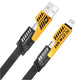 iGear 4 in 1 Heavy Duty Braided Charge and Sync Cable with USB A USB C Micro USB and Lightning Connectors