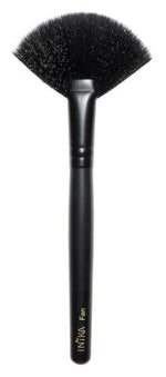 Inika Organic Vegan Fan Brush for Highlighter Bronzer and Finishing Powder