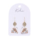 Splosh Kiki Earrings Beige Terrazzo