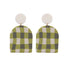 Kiki Earrings in Green Gingham