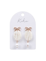Kiki Pearl Bow Earrings for Women