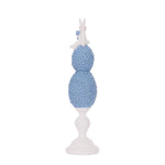 Holly & Ivy Large Blue Lapin Egg Finial 38.5cm