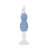 Holly & Ivy Large Blue Lapin Egg Finial 38.5cm