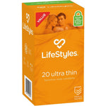 Lifestyles Ultra Thin Condoms 20Pk
