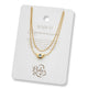 Palas Jewellery March Aquamarine Birthstone Necklace Gemstone Pendant